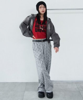 WEGO 【カップ付き】グラフィックカップインタンク 柄7