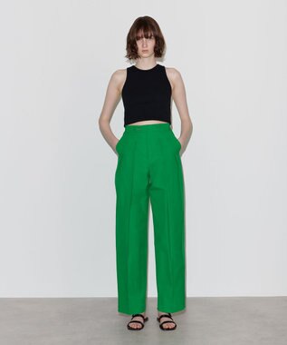 NAVE 【Nave】ライトキャンバス タックパンツ グリーン系