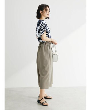 Green Parks 接触冷感　ガウチョパンツ Dark Beige