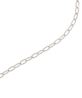 AMERICAN HOLIC 【ステンレス】バイカラーチェーンネックレス Silver