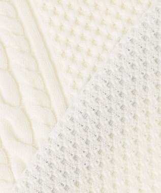 23区GOLF 【WOMEN】【洗える】ニットベスト ホワイト系