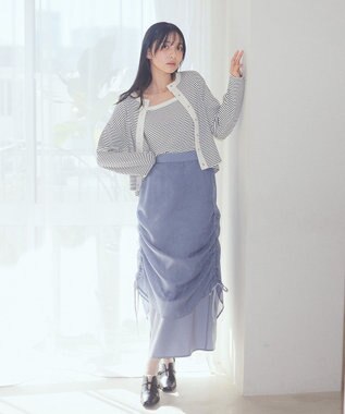 earth music&ecology ＳＥＴ２点リブアンサンブル Border Ivory