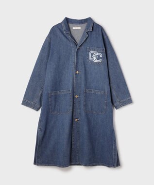 GRACE CONTINENTAL メカニックデニムコート ブルー