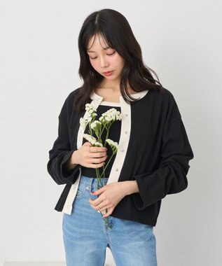 earth music&ecology ＳＥＴ２点リブアンサンブル Black