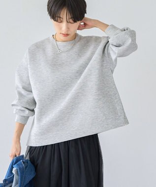 AMERICAN HOLIC サイドスリットポンチプルオーバー Gray Mixture