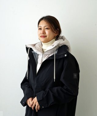 KWD 【日本製】HOOD DOWN PARTS グリーンダウン フードダウンパーツ グレージュ