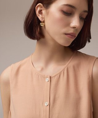 GRACE CONTINENTAL パターンレースカラーブラウス ピンク