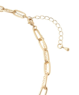 AMERICAN HOLIC 2連ドロップトップネックレス Gold