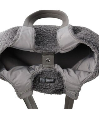 ROOTOTE 1335【肩掛け・A4サイズ収納】LT.デリ.ラウンド.ボア-A 03：グレー