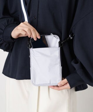 MOONBAT 【WEB限定セット】POLO RALPH LAUREN サコッシュ付き 晴雨兼用 折りたたみ傘 ポロポニー グレー