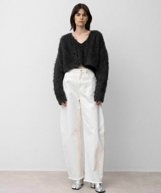 NAVE 【×NAVE】SERGE de bleu × NAVE カーブワイドデニム ホワイト系