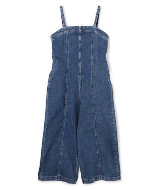 UNFILO L UNFILO DENIM オールインワン ミッドブルー