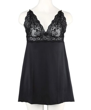 San-ai Resort（三愛水着楽園） 【新レース】カシュクール脇高スリップ 【northerly】 ブラック