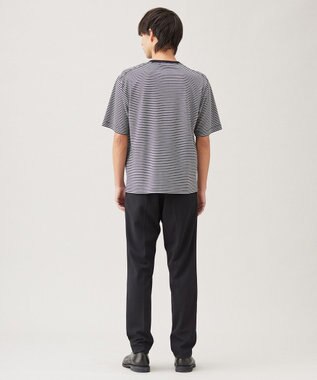 UNFILO MENS 【OCEANS 雑誌・web 掲載】スマート ストレッチ TEE【男女兼用/ギフトにもおすすめ】 ブラックボーダー