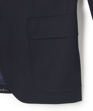 J.PRESS MEN 【WEB・一部店舗限定】10マンスツイルナチュラルストレッチツイル ブレザー /銀釦 ネイビー系