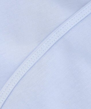 ICB 【WEB限定】ブラウスライクスムース スタンドカラーカットソー スカイブルー系