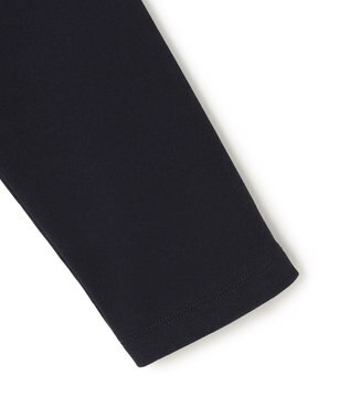 UNFILO ハイツイストスムース カーディガン ネイビー×パールボタン