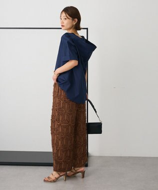 CRAFT STANDARD BOUTIQUE カットジャガードパンツ Brown