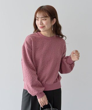 Green Parks ・ＳＵＧＡＲ　ＳＰＯＯＮバラジャカードプルオーバ Pink