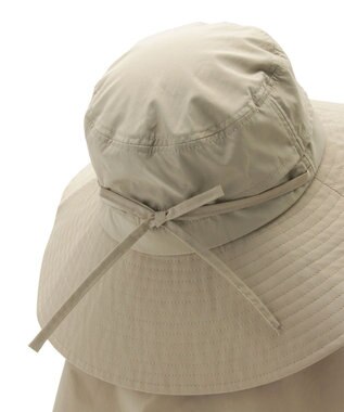 MOONBAT 【遮光100％/UVカット100％】フワクール (Fuwacool)  日差しを完全遮断サファリハット　遮光100　UV100 ベージュ