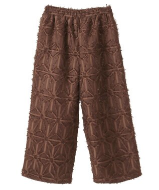 CRAFT STANDARD BOUTIQUE カットジャガードパンツ Brown