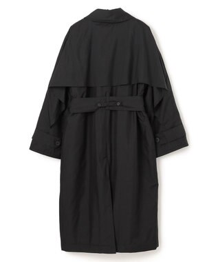 JOSEPH シルキーキルティング　ロングコート Black