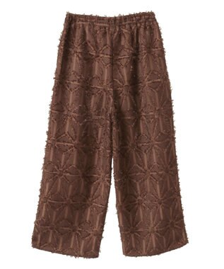 CRAFT STANDARD BOUTIQUE カットジャガードパンツ Brown