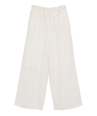 CRAFT STANDARD BOUTIQUE カットジャガードパンツ Off White