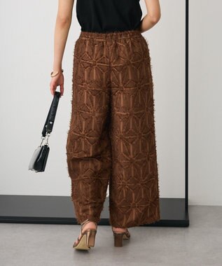 CRAFT STANDARD BOUTIQUE カットジャガードパンツ Brown
