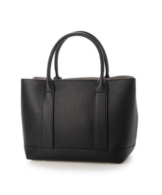 UNBILLION 【テレビ ドラマ着用アイテム】cachecache ショルダー付きパーテーション合成皮革トート ブラック