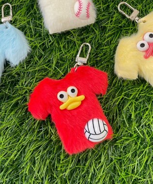 WEGO イケイケスポーツユニフォームモンスターぬいぐるみキーホルダー レッド