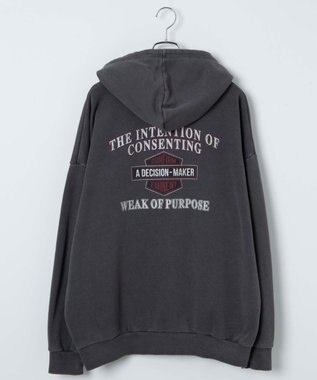 WEGO ピグメントグラフィックプルパーカー 柄2