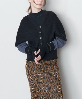 TRICOTE リブカーディガン 99BLACK