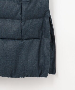 組曲 ライトタフタロング ダウン ネイビーツイード系5