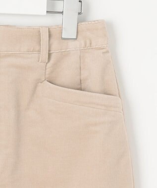 J.PRESS LADIES 【洗える】ハイブリッドAIRDUROY スカート ベージュ系