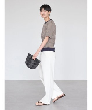 AMERICAN HOLIC ミジンボーダーカットプルオーバー Navy