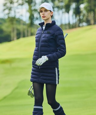 ZERO HALLIBURTON ハイブリッドパデットブルゾン 82755 撥水 保温 裏起毛 ゴルフ ZHG-W15a ネイビー