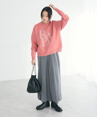 CRAFT STANDARD BOUTIQUE スウェットライクニットプルオーバー Black