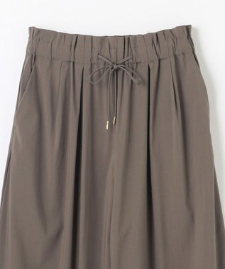 ANY 【新色追加/ウエストゴム】清涼リラックスハイウエストパンツ モカ