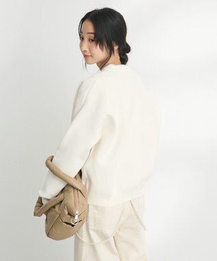 CRAFT STANDARD BOUTIQUE スウェットライクニットプルオーバー Black