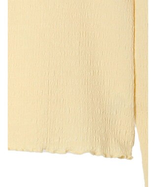 earth music&ecology シャーリングカットプルオーバー Yellow