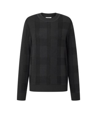 DAKS 【DAKS GOLF】ウールブレンドストレッチチェックセーター