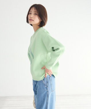 CRAFT STANDARD BOUTIQUE スウェットライクニットプルオーバー Black