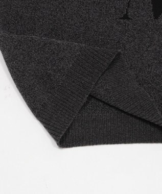 WEGO 【ユニセックス着用ITEM】ベロアモールグラフィックプルオーバー スミクロ