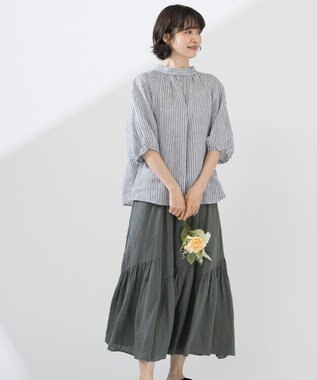ONWARD Reuse Park 【23区】ブラウス春夏 ネイビー