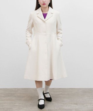 TOCCA 【消臭】MILKY PUFF ウールコート アイボリー系