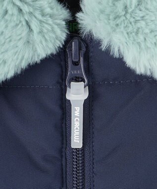 PW CIRCULUS 【ベスト / ブルゾン / 襟も外せる / WOMEN】3WAYデタッチャブルブルゾン ネイビー系