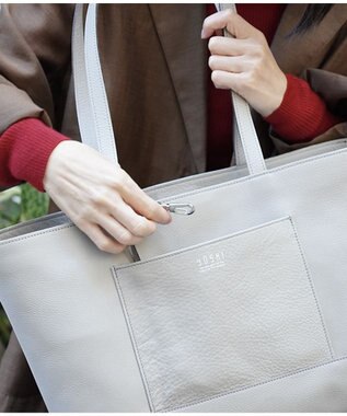YUSHI EPICE-TOTEBAG　トートバッグ ライトグレー