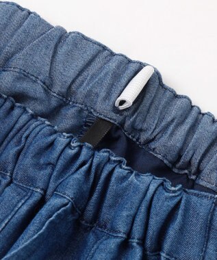 組曲 KIDS 【110-140㎝】レースコンビデニム キュロット ブルー