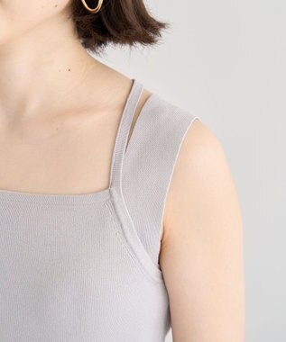 Green Parks ２ＷＡＹニットタンクトップ Gray